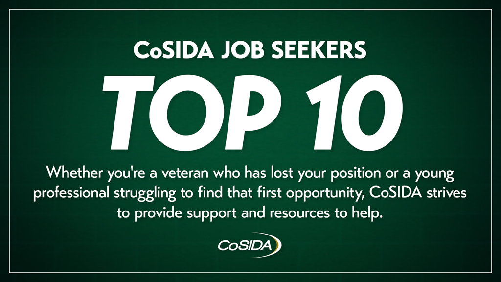 CoSIDA Offers Support For Job Seekers